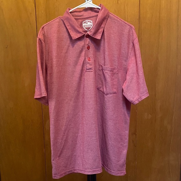 Men's Mountain Expedition Red Polo Shirt  Size XL NWOT - Picture 1 of 13